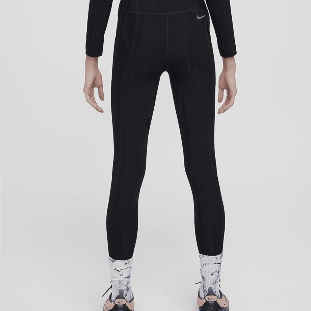 Nike Kids Black and White Leggings